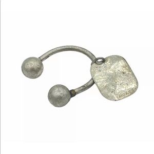 RARE Vintage Cartier Sterling Silver 925 Horseshoe Keychain Pendant